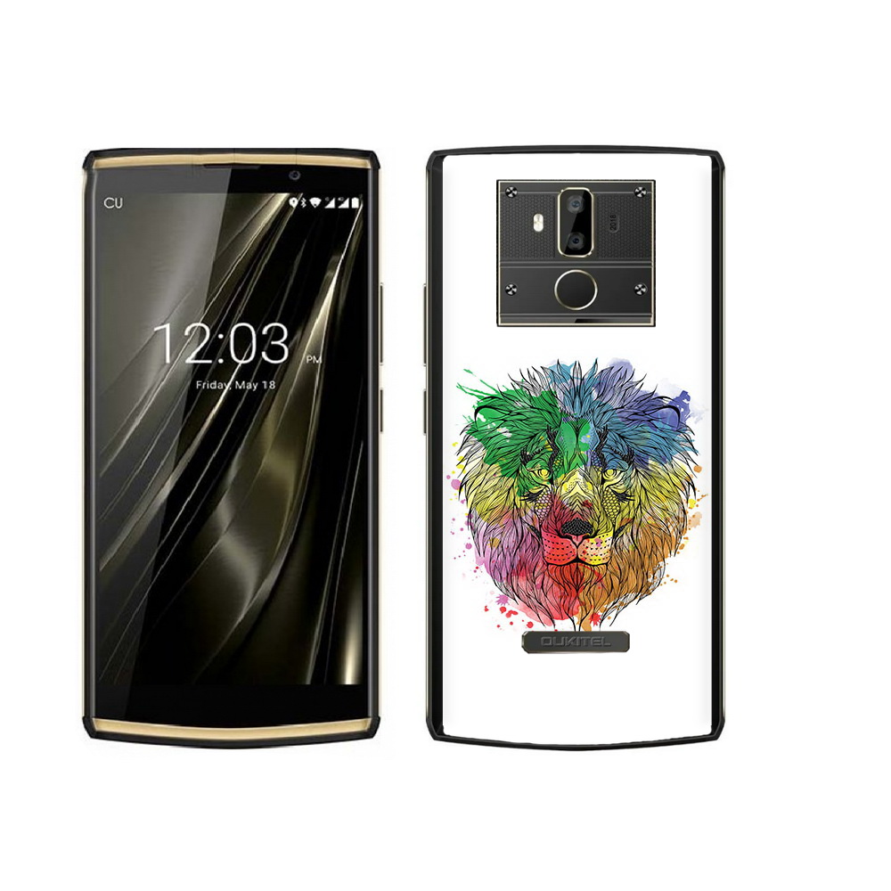 

Чехол MyPads Tocco для Oukitel K7 разноцветный гордый лев, Прозрачный, Tocco