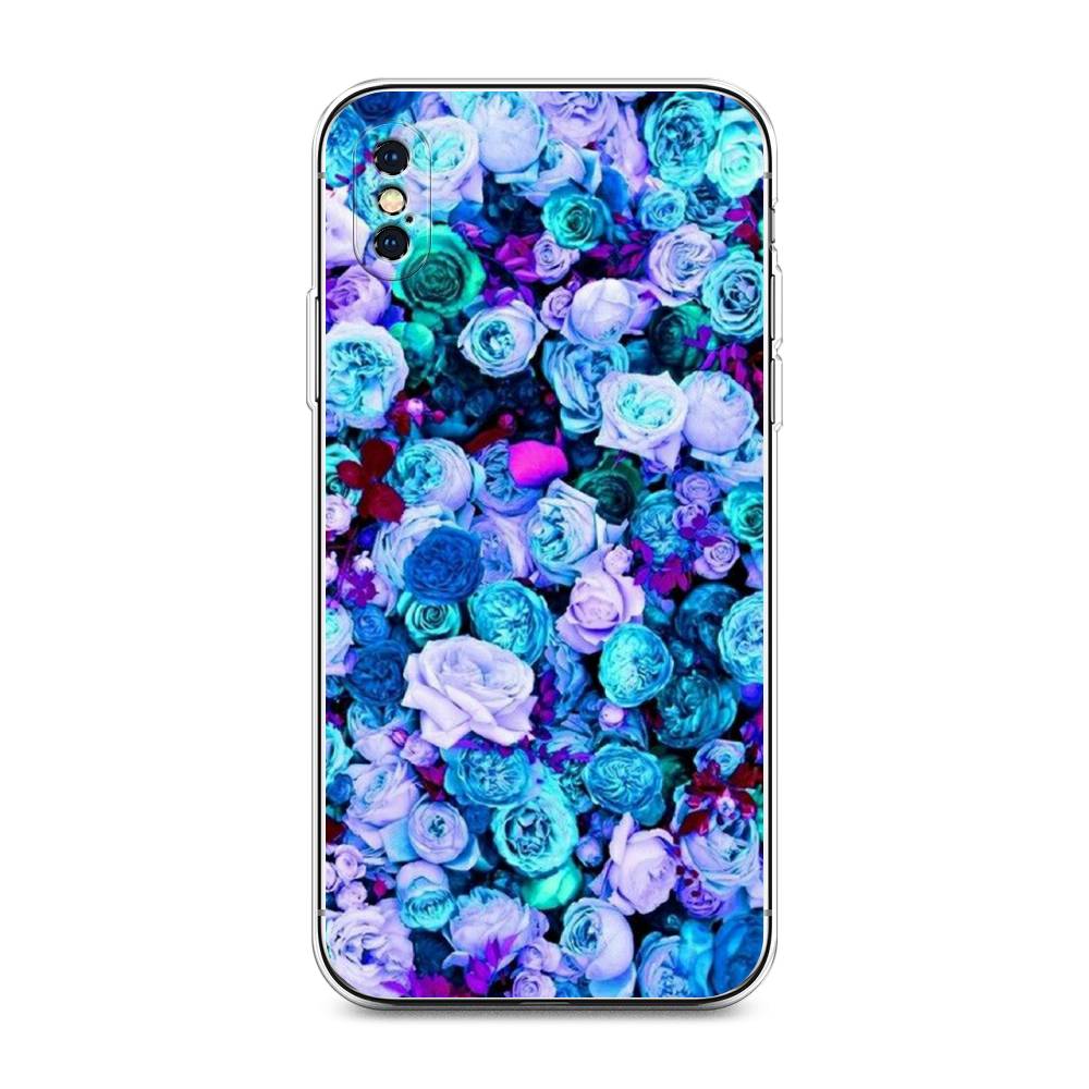 

Чехол для Apple iPhone XS Max "Цветочный ковер", Фиолетовый, 11950-2