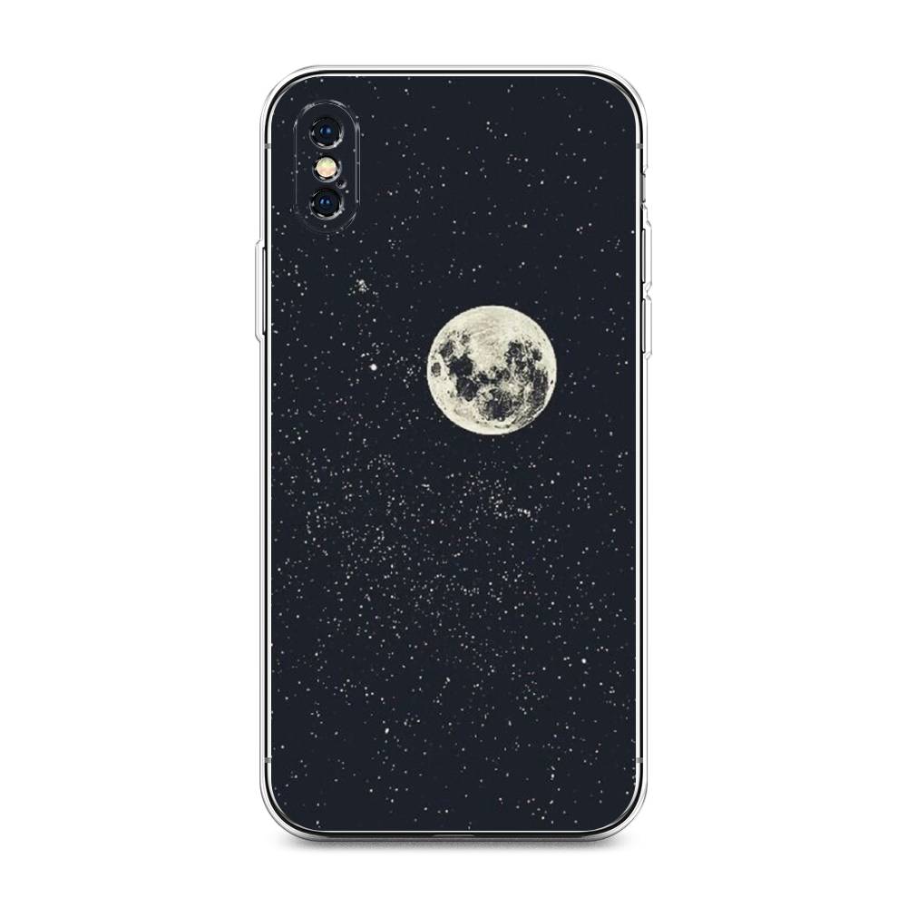 

Чехол на Apple iPhone XS Max "Полнолуние", Красный, 11950-2