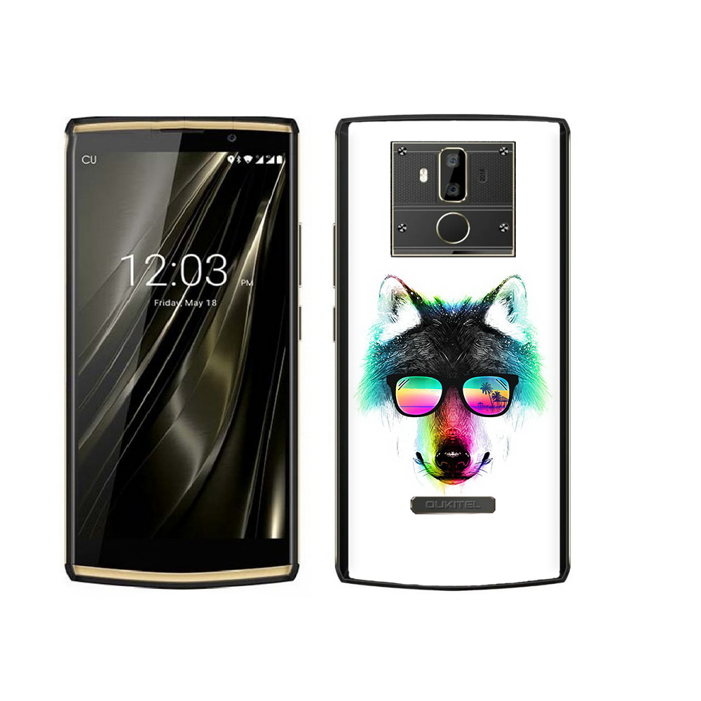 

Чехол MyPads Tocco для Oukitel K7 радужный волк, Прозрачный, Tocco