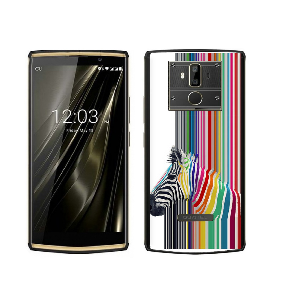 

Чехол MyPads Tocco для Oukitel K7 радужная зебра, Прозрачный, Tocco