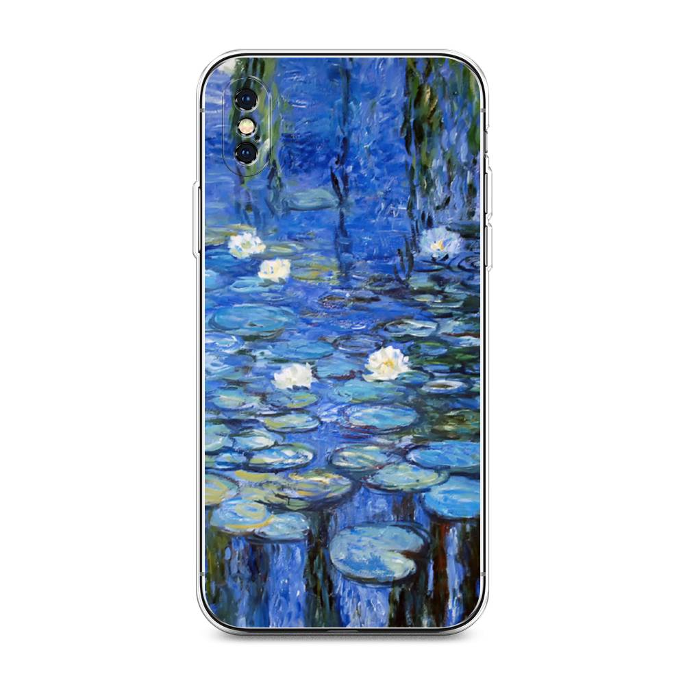

Чехол для Apple iPhone XS Max "Нарисованный пруд", Синий;зеленый, 11950-4