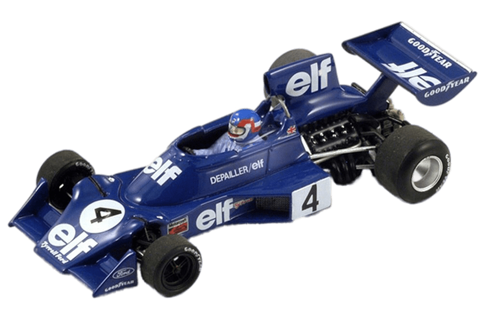 Модель коллекционная SPARK Tyrrell 007 gp sweden 1974 p.depailler #4