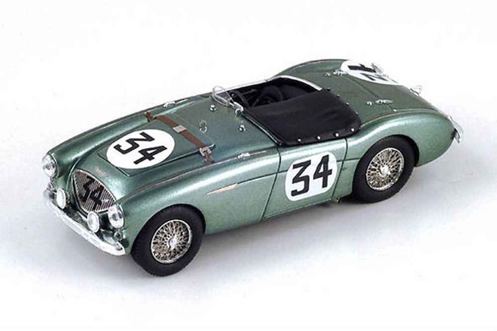 Austin healey 100 le mans 1953 m.gatsonides - j.lockett #34 / остин хили 100 ле ман 1953 м