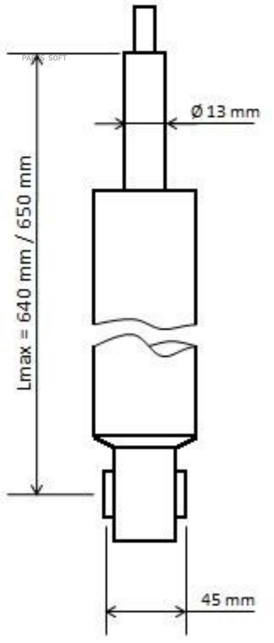 

Амортизатор Подвески KYB арт. 3448025