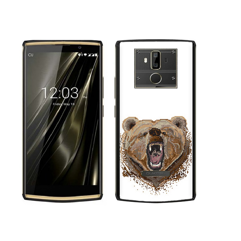 

Чехол MyPads Tocco для Oukitel K7 пиксельный медведь, Прозрачный, Tocco