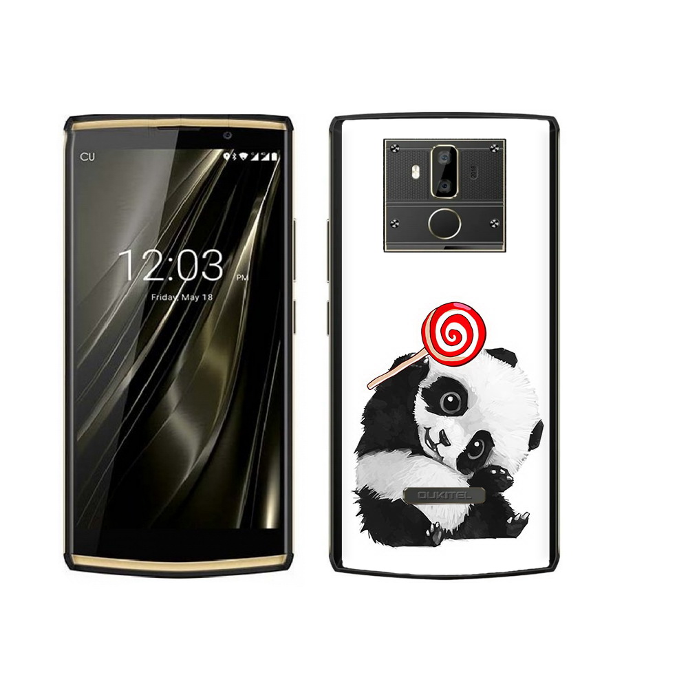 

Чехол MyPads Tocco для Oukitel K7 панда с леденцом, Прозрачный, Tocco