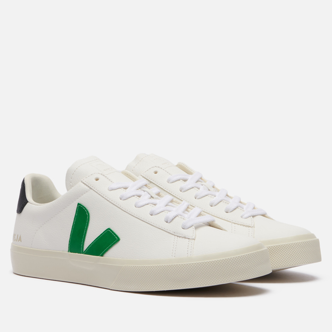 фото Кеды мужские veja campo chromefree leather белые 11.5 us