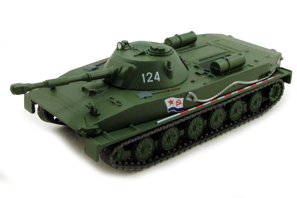 

Модель коллекционная DEAGOSTINI Танк ПТ-76Б (русские танки #69), Зеленый
