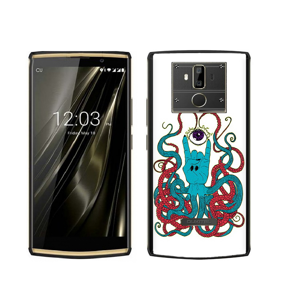 

Чехол MyPads Tocco для Oukitel K7 осьминог-рука абстракция, Прозрачный, Tocco