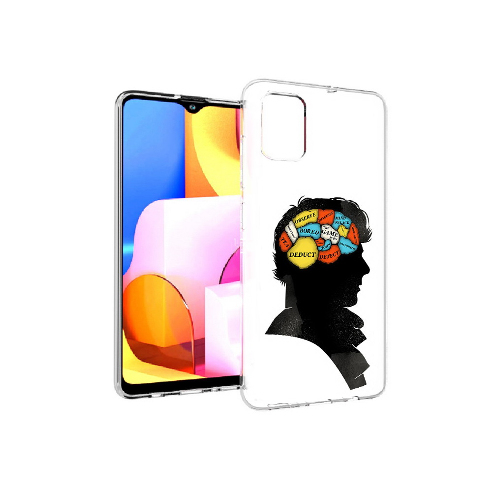 Чехол MyPads Tocco для Samsung Galaxy A71 темный рисунок (PT142122.485.640)