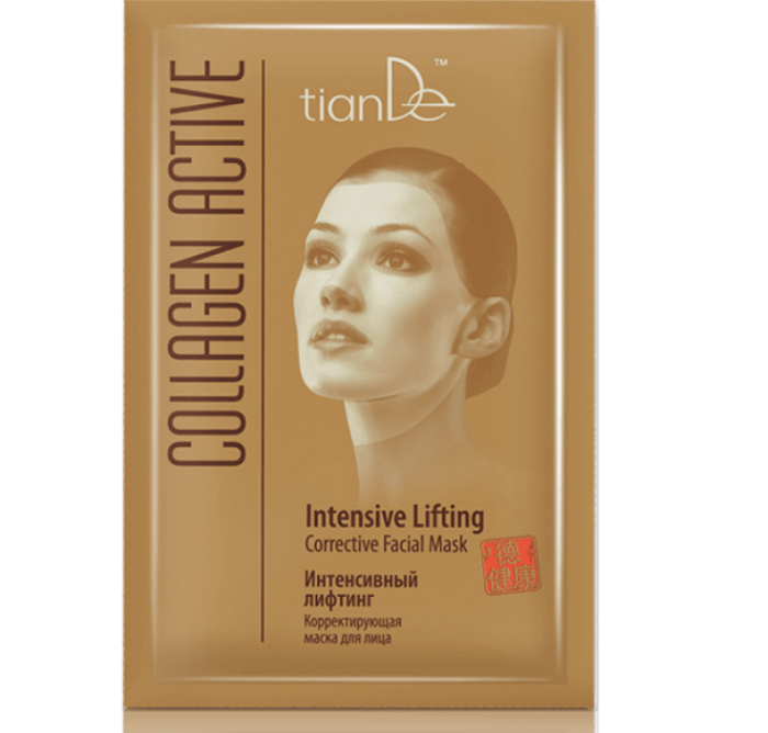 Корректирующая маска для лица TianDe Интенсивный лифтинг Collagen Active 30г разум вселенной на службе у людей быль руси книга девятая из серии знания первоистоков