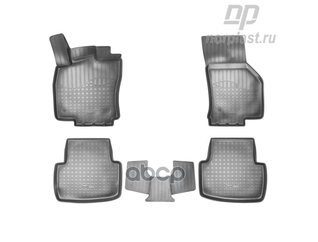 

Коврики в салон 3D полиуретан NORPLAST VW Passat B8, 2015 черный комплект NPA11-C95-370 1ш