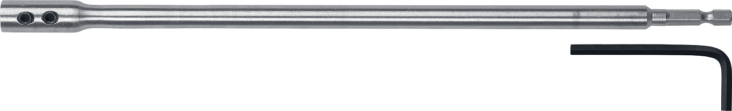 ЗУБР 300мм, удлинитель с имбусовым ключом для сверл перовых, хвостовик HEX 1/4 удлинитель с имбусовым ключом зубр 29507 300 для сверл перовых хвостовик hex 1 4 300мм