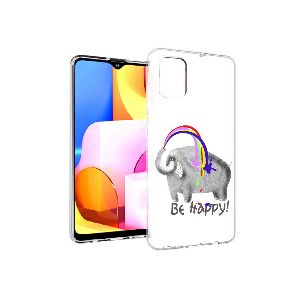 Чехол MyPads Tocco для Samsung Galaxy A71 счастливый слон (PT142122.485.632)