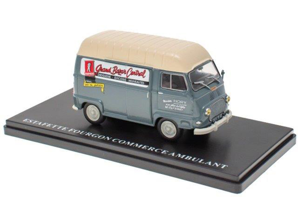 

Модель коллекционная ALTAYA Renault estafette fourgon grand bazar contral 1961 grey, Голубой