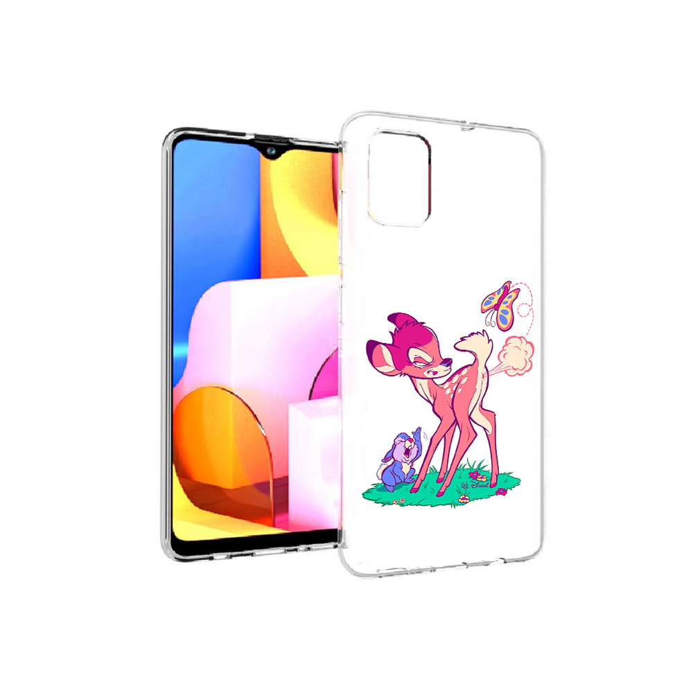 

Чехол MyPads Tocco для Samsung Galaxy A71 смешной олененок (PT142122.485.610), Прозрачный, Tocco