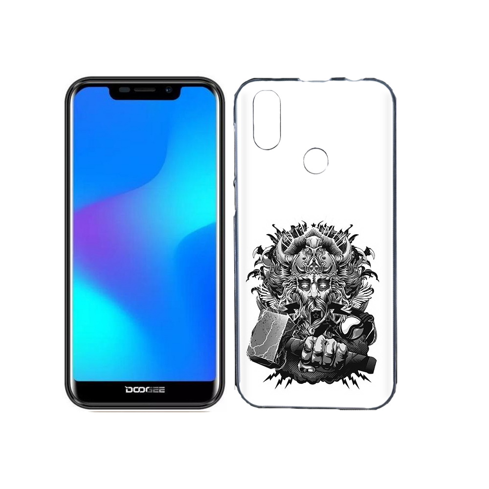 

Чехол MyPads Tocco для Doogee X70 злой тор, Прозрачный, Tocco
