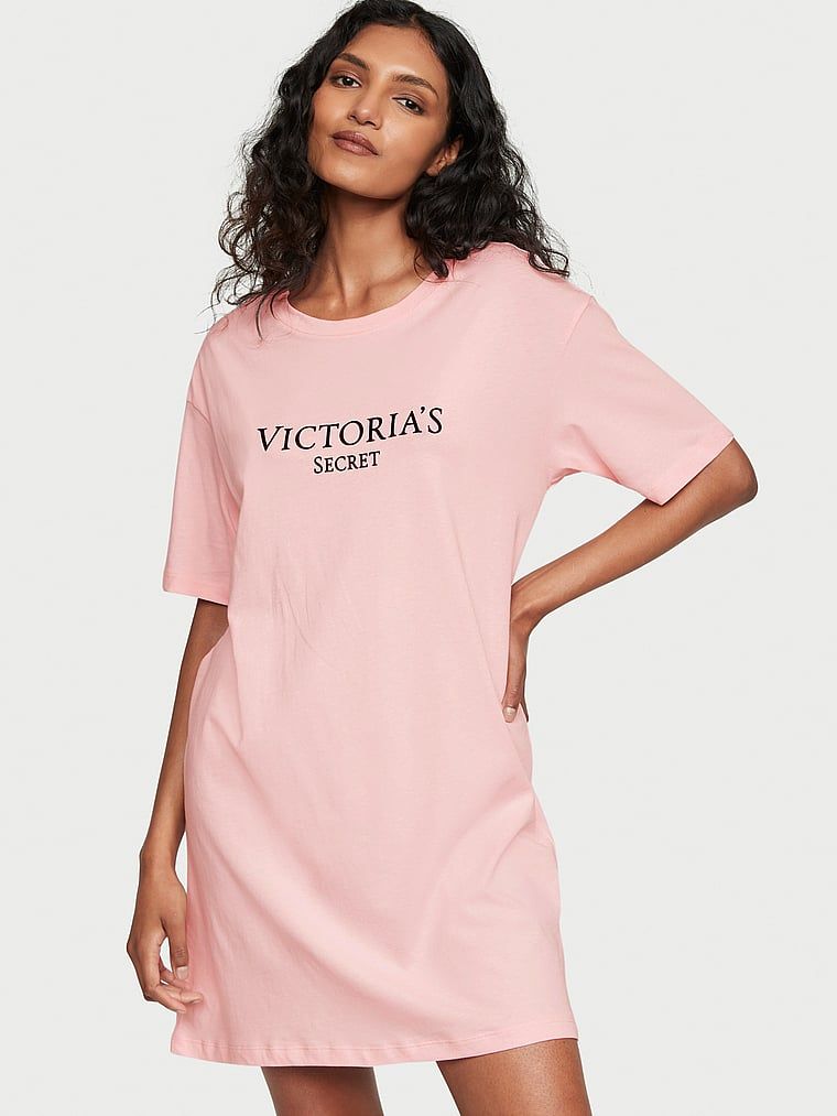 Платье домашнее женское Victoria's Secret 11192153 розовое XS/S