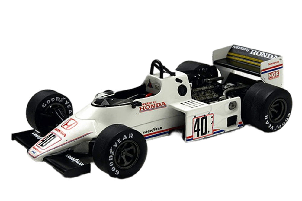 

Модель коллекционная SPARK Honda spirit 201C british gp 1983 s.johansson #40, Белый