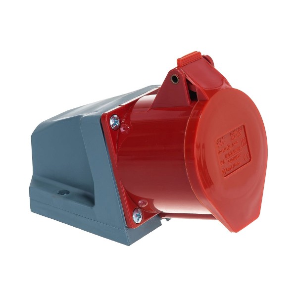 

Розетка наружной установки IEK 32А 3P+Е+N 380В IP44 125 ИЭК PSR12-032-5, Черный