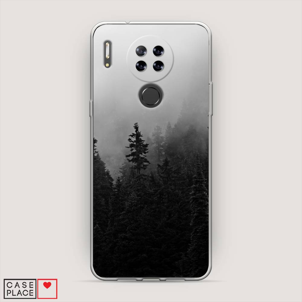 

Чехол на Blackview A80 "Туманный лес", Серый;черный, 280150-2
