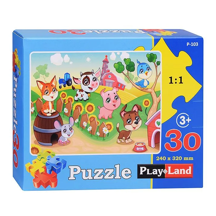 

Пазл Play Land 30 элементов Ферма P-103