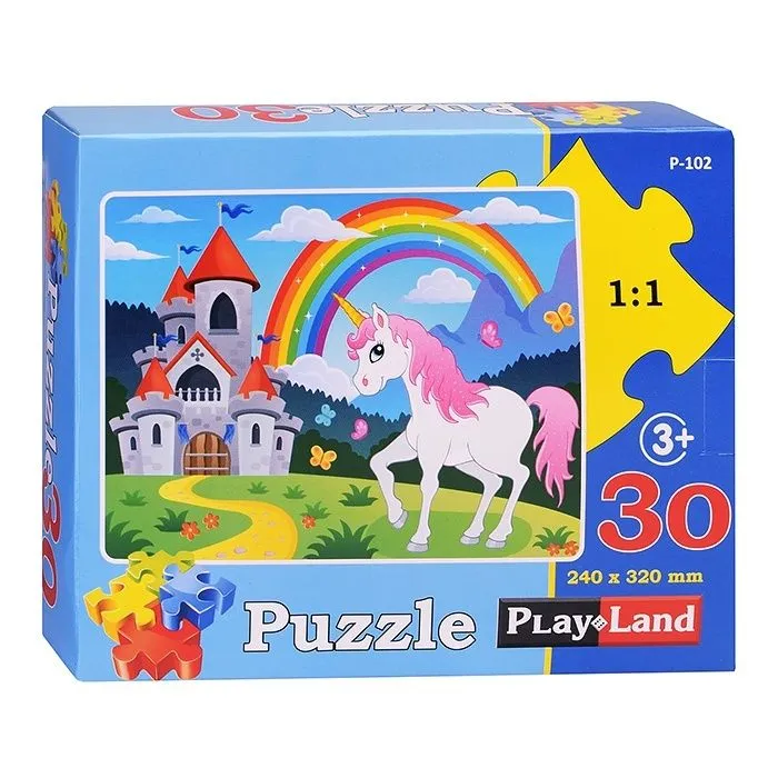 

Пазл Play Land 30 элементов Единорожка P-102