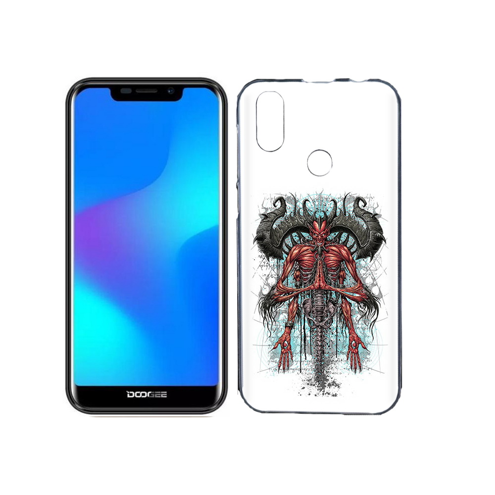 

Чехол MyPads Tocco для Doogee X70 дьявол, Прозрачный, Tocco