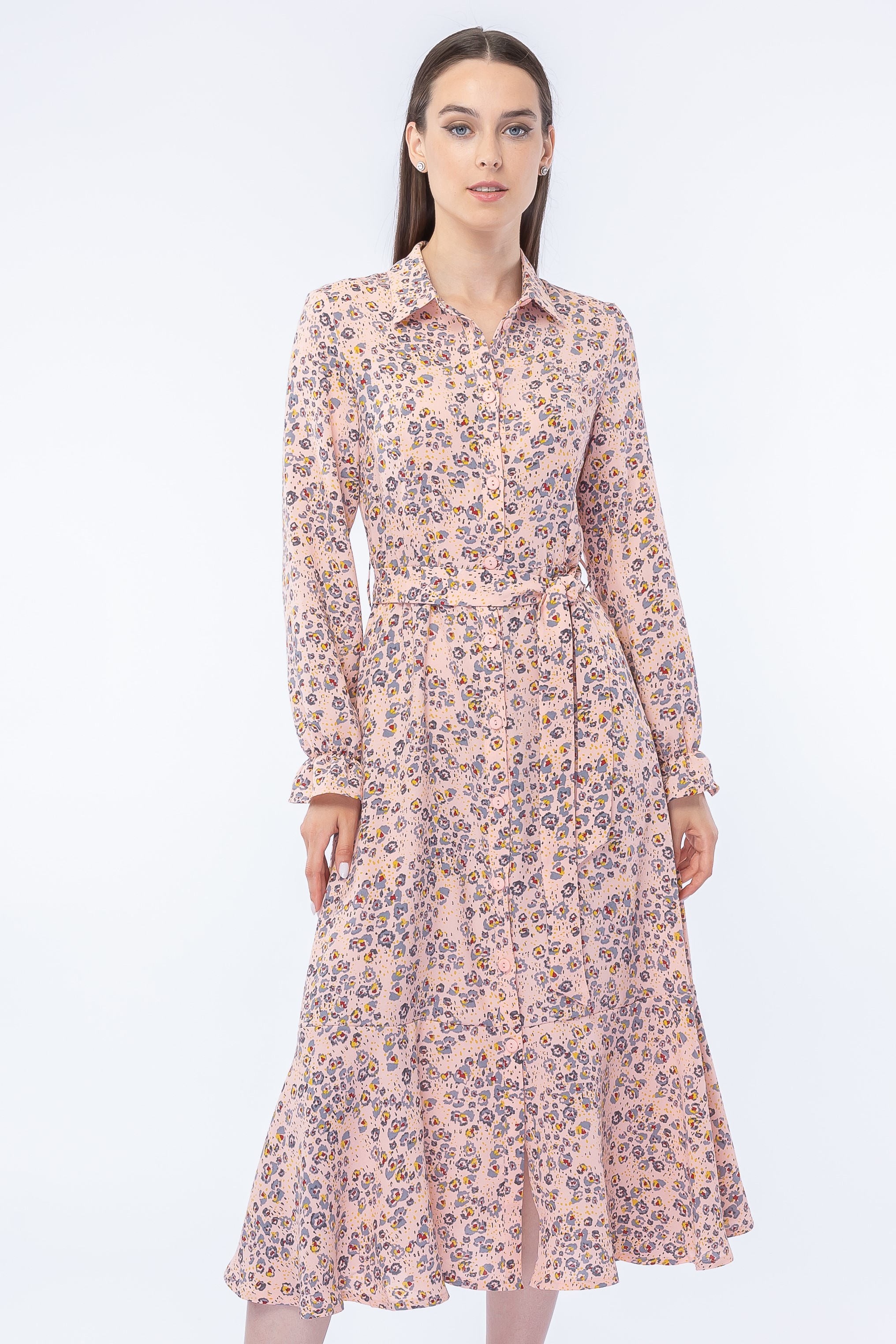 Платье женское Vladi Collection 3080-54 розовое 44 RU