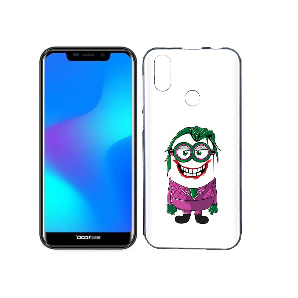 

Чехол MyPads Tocco для Doogee X70 джокер миньон, Прозрачный, Tocco