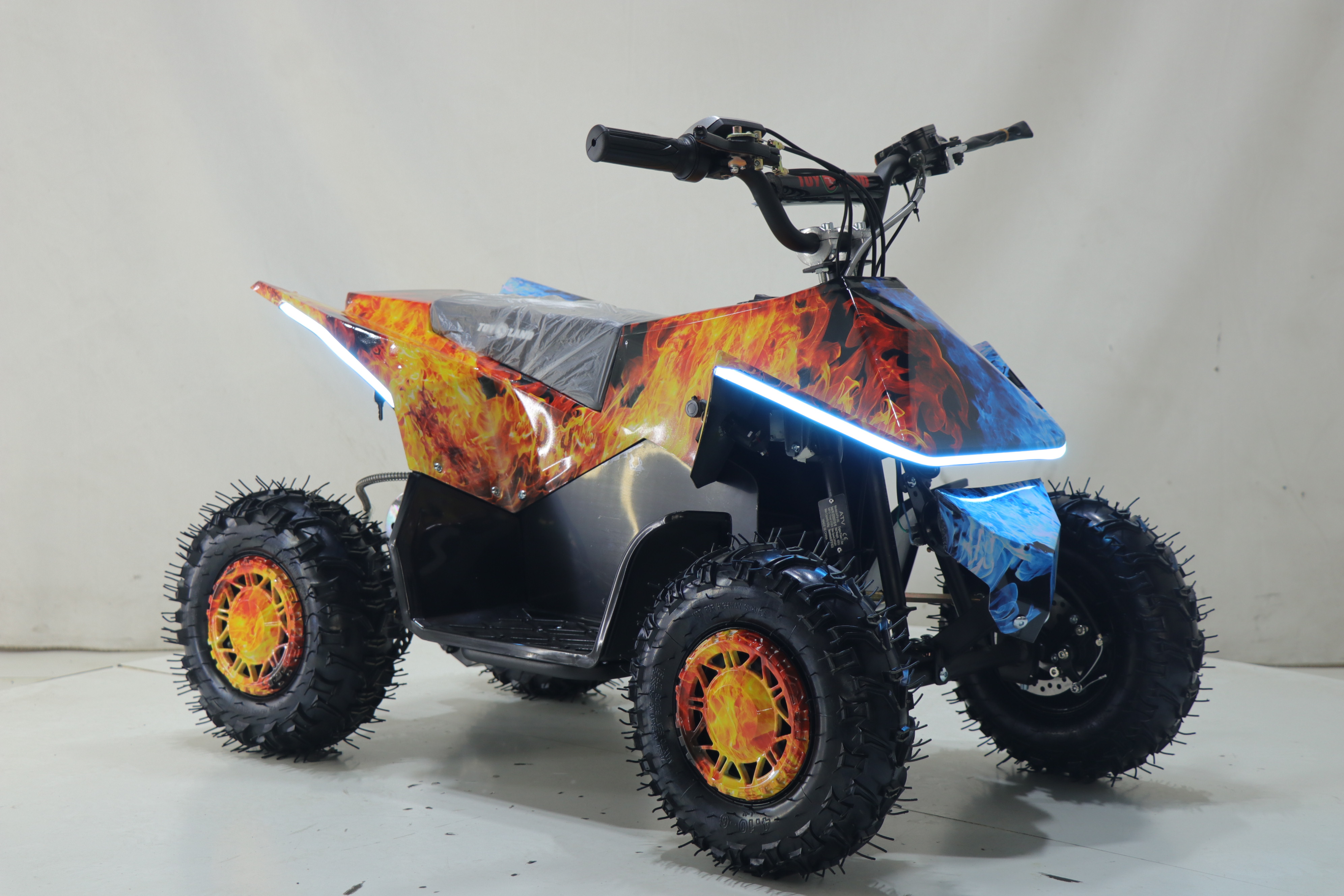 Электроквадроцикл Toyland ATV-2E 36V 1000W Пламя IceFlame 21