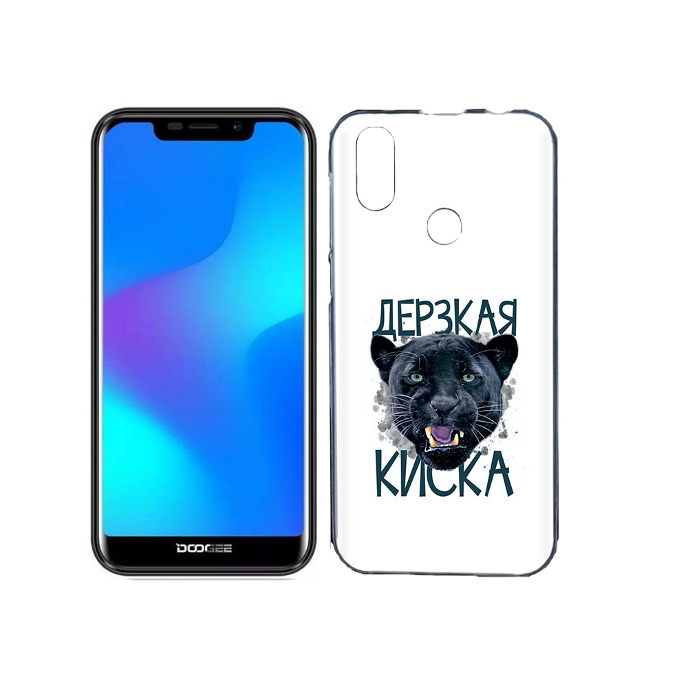 

Чехол MyPads Tocco для Doogee X70 дерзкая киска, Прозрачный, Tocco