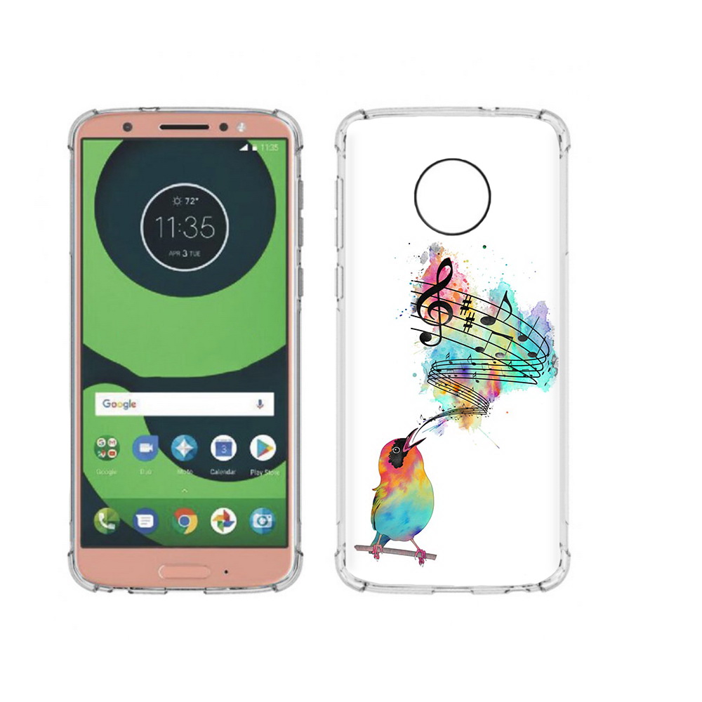 

Чехол MyPads Tocco для Motorola Moto G6 певчая птичка (PT99805.376.536), Прозрачный, Tocco