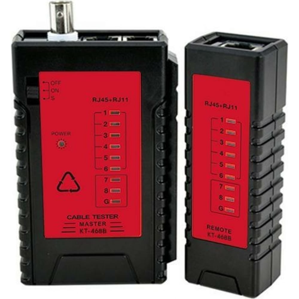 

Кабельный LAN-тестер КВТ KT 468B PROLINE 86212
