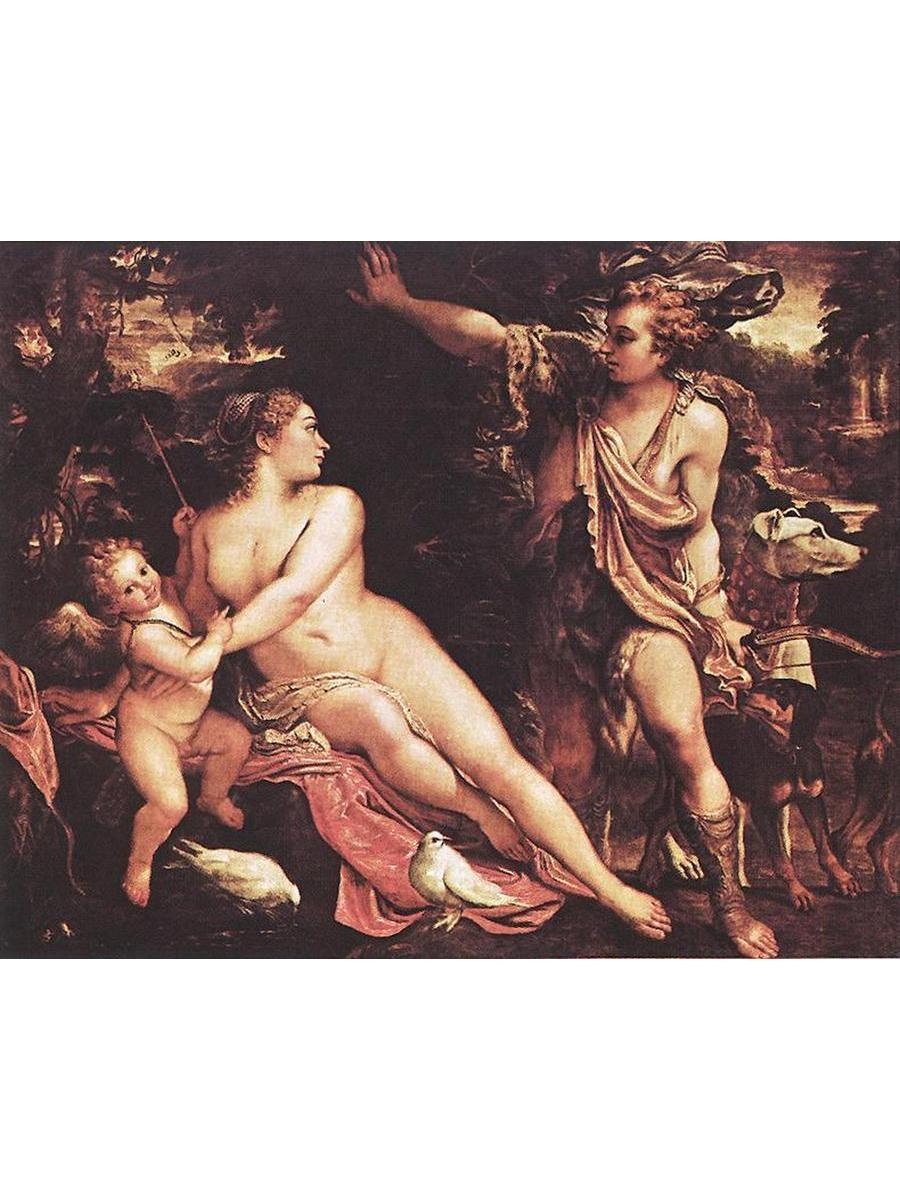 

Постер DRABS A3 Аннибале Карраччи Venus Adonis and Cupid