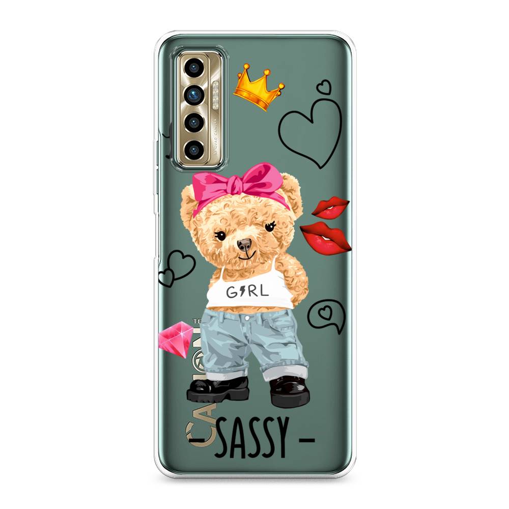 

Чехол для Tecno Camon 17P "Sugar Mommy", Голубой;белый;розовый, 300150-6