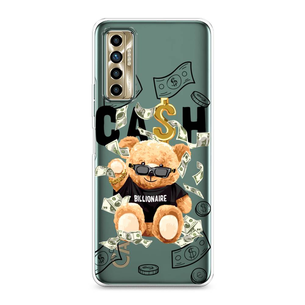 

Чехол для Tecno Camon 17P "Big cash", Черный;серый;бежевый, 300150-6