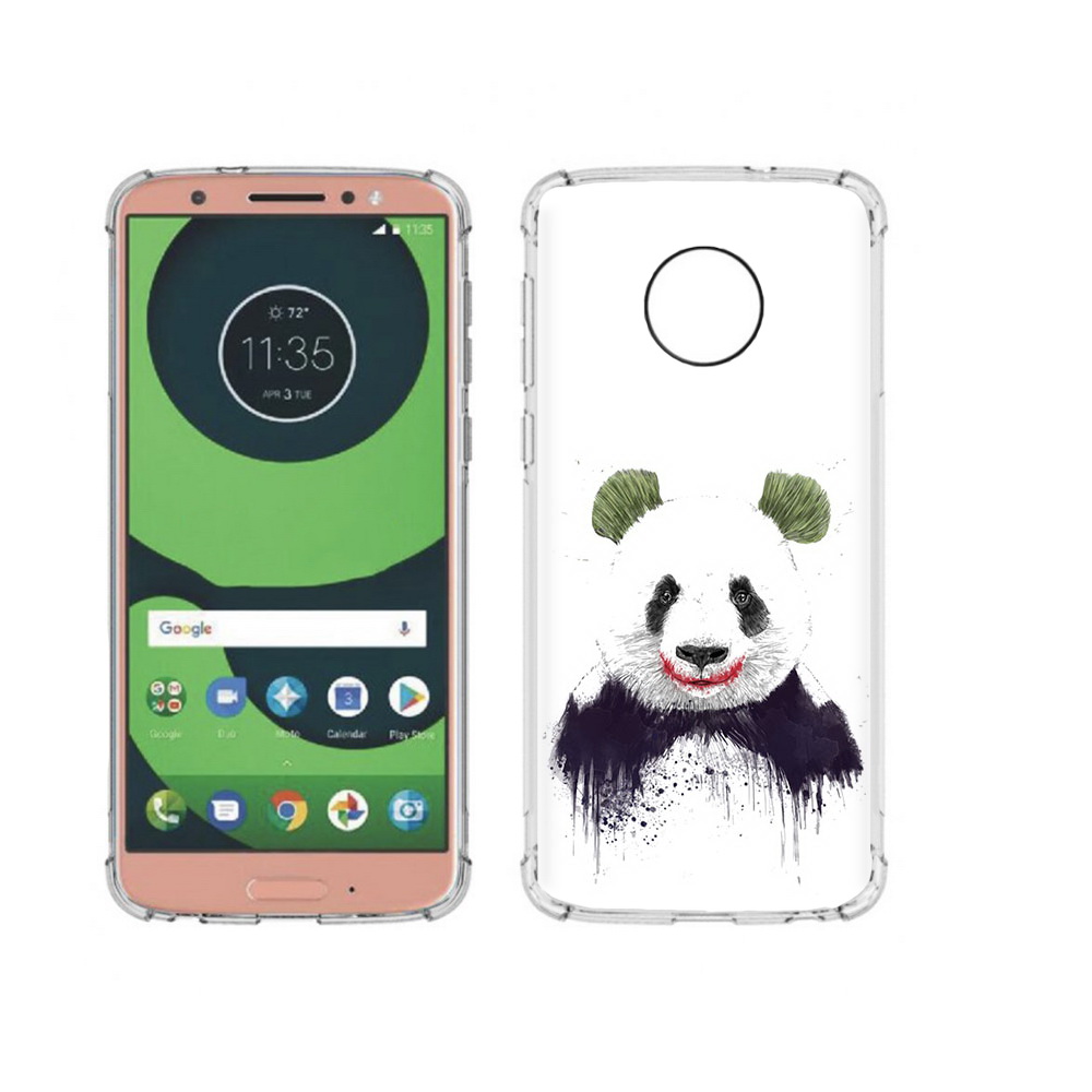 

Чехол MyPads Tocco для Motorola Moto G6 панда джокер (PT99805.376.533), Прозрачный, Tocco