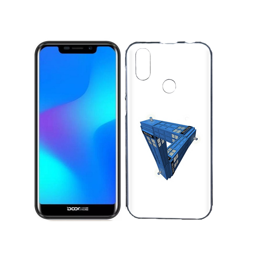 

Чехол MyPads Tocco для Doogee X70 головолока абстракция, Прозрачный, Tocco