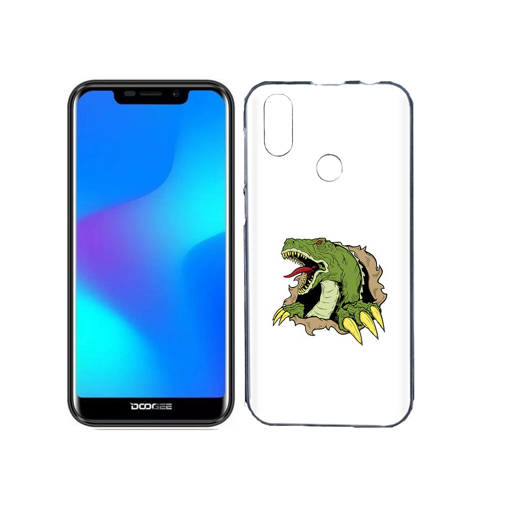 

Чехол MyPads Tocco для Doogee X70 годзила, Прозрачный, Tocco