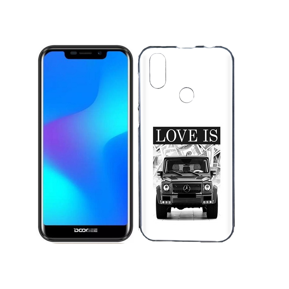 

Чехол MyPads Tocco для Doogee X70 гелик, Прозрачный, Tocco