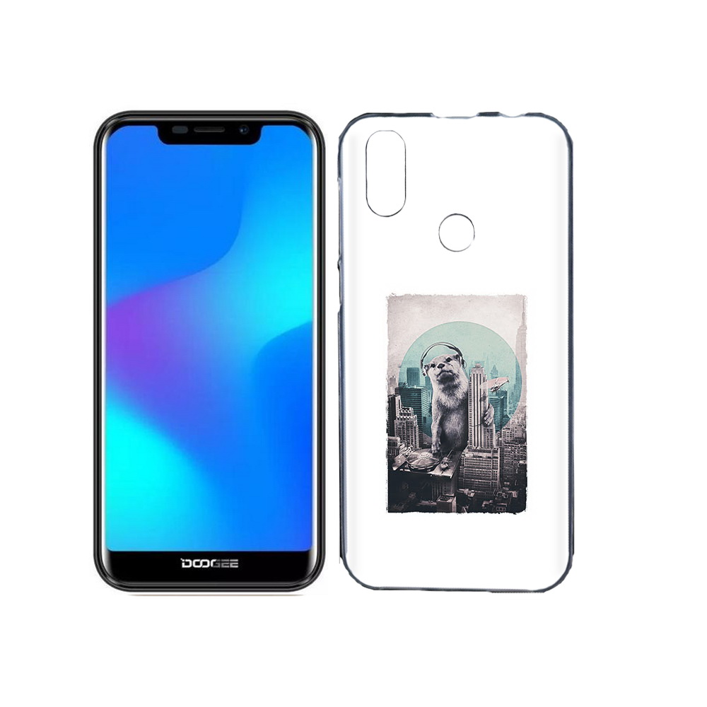 

Чехол MyPads Tocco для Doogee X70 выдра в городе, Прозрачный, Tocco