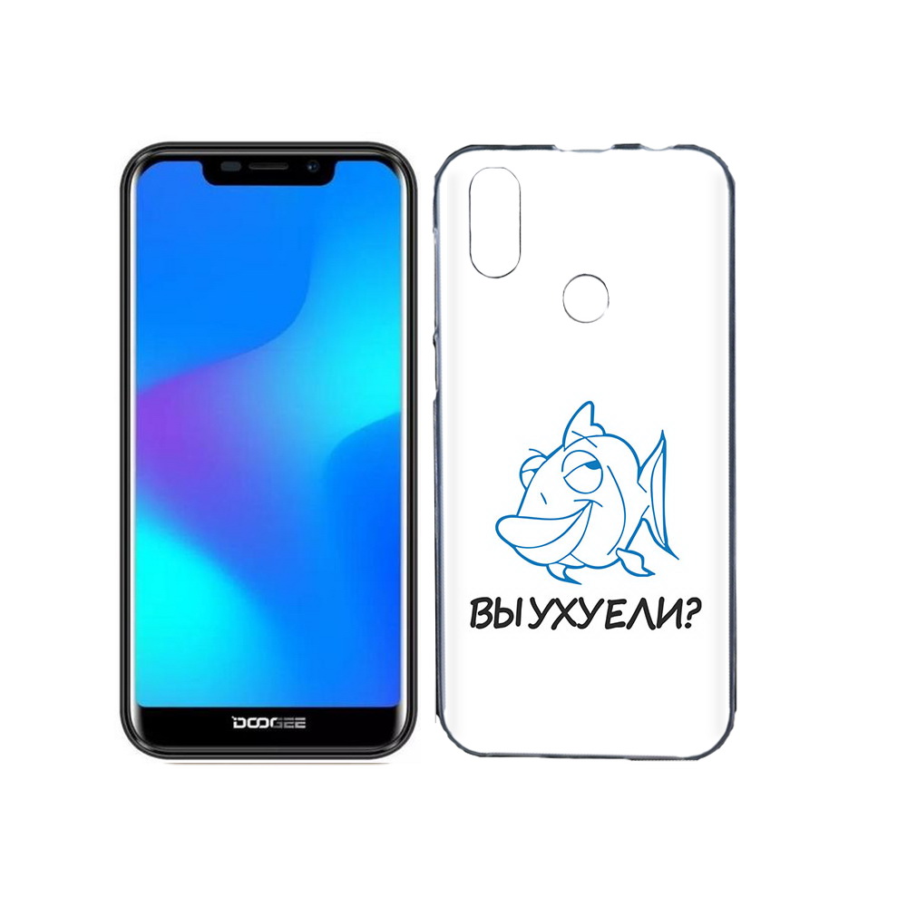 

Чехол MyPads Tocco для Doogee X70 вы ухуели, Прозрачный, Tocco