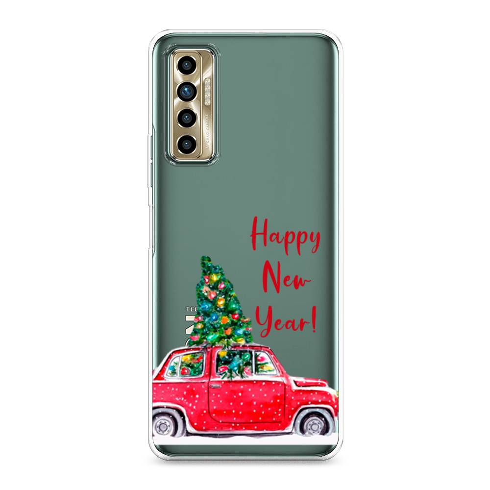 

Чехол для Tecno Camon 17P "Happy New Year", Красный;зеленый, 300150-5