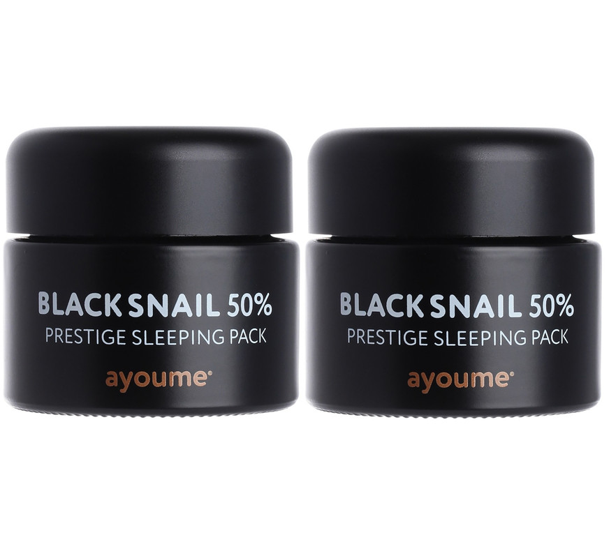 

Маска AYOUME BLACK SNAIL PRESTIGE SLEEPING PACK 50 мл 2 шт