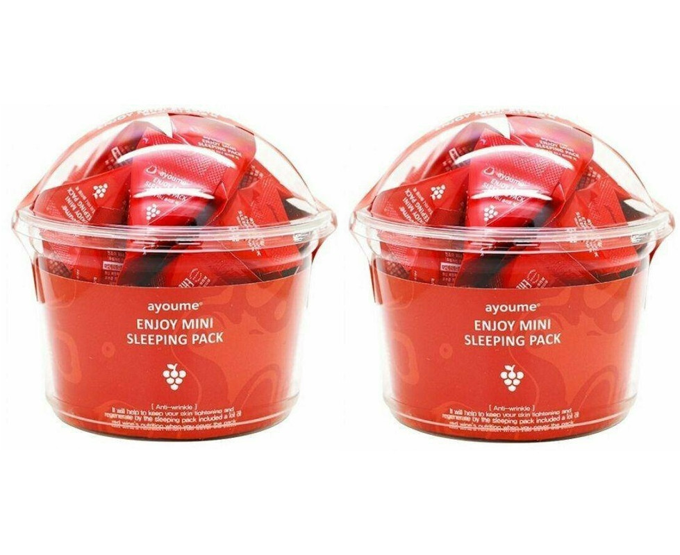 

Маска AYOUME для лица Enjoy Mini Sleeping Pack 3 г 30 шт 2 уп