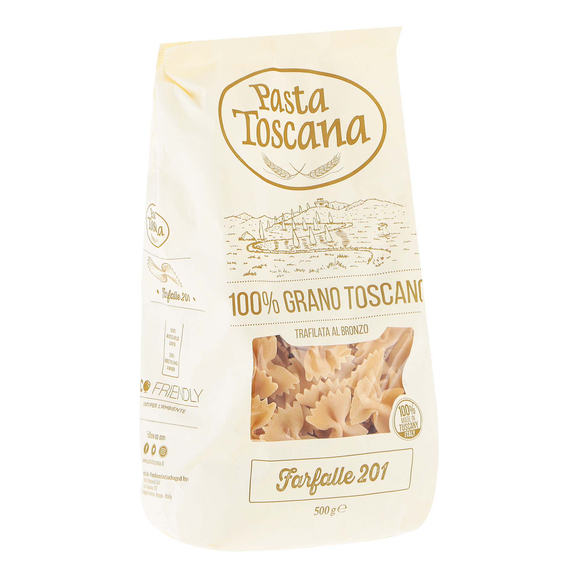 

Макаронные изделия Fabianelli Farfalle из твердых сортов пшеницы 500 г