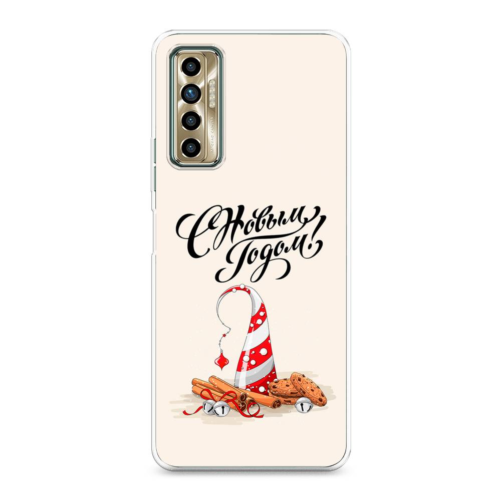 

Чехол для Tecno Camon 17P "Подарки на Новый Год", Бежевый;красный;черный, 300150-5