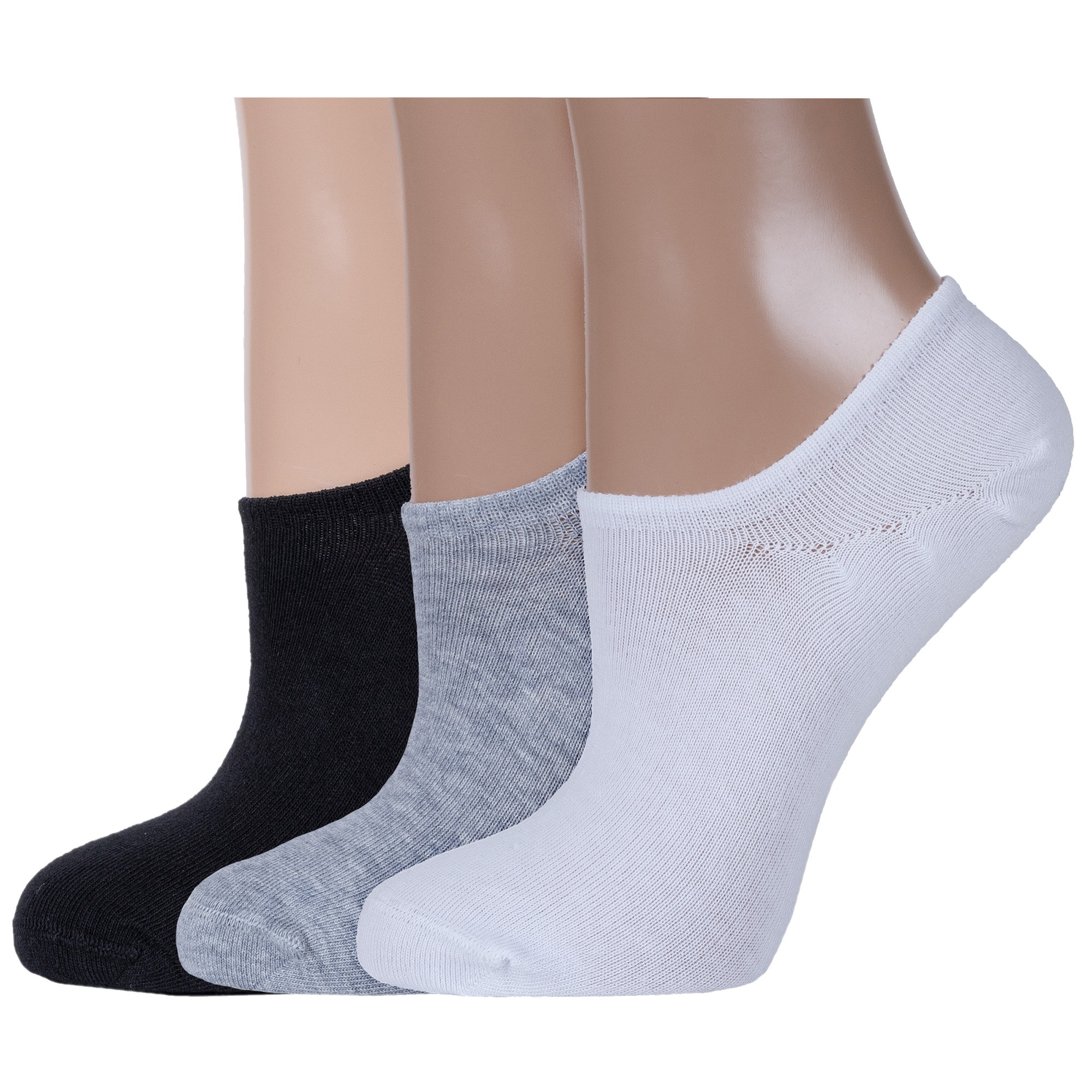 

Комплект носков женских Rusocks 3-Ж3-13040 белых; серых; черных 23-25, Белый;серый;черный, 3-Ж3-13040